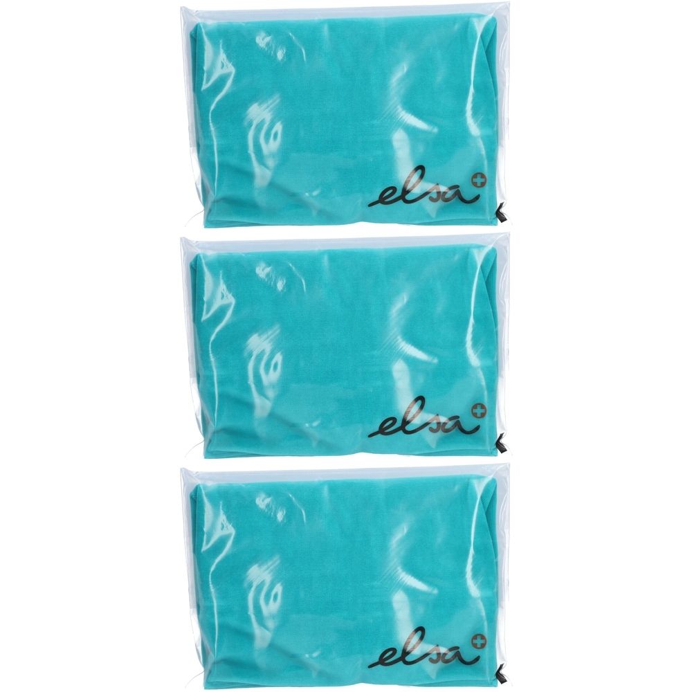 ELSA Anatomischer Kissenbezug 50 x 11 cm Velours Türkis