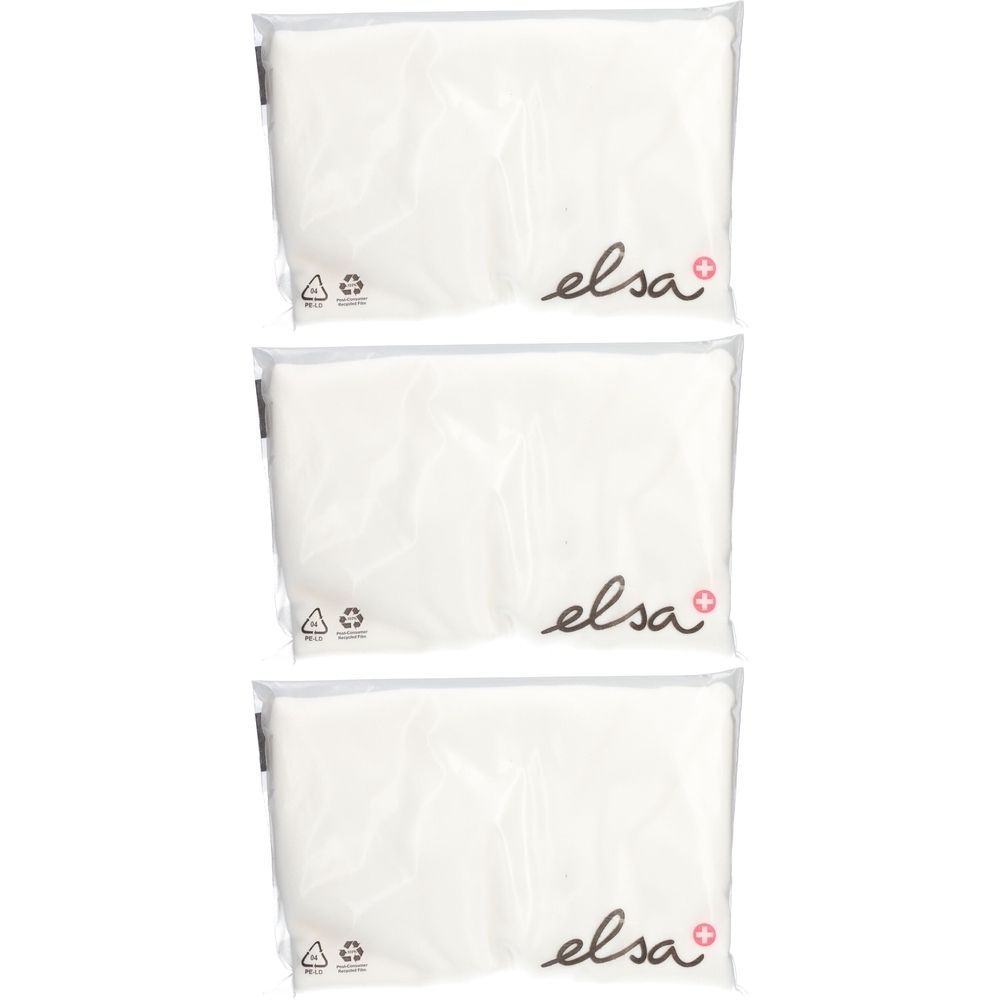 ELSA Taie d'oreiller anatomique 50 x 11 cm velours Ecru