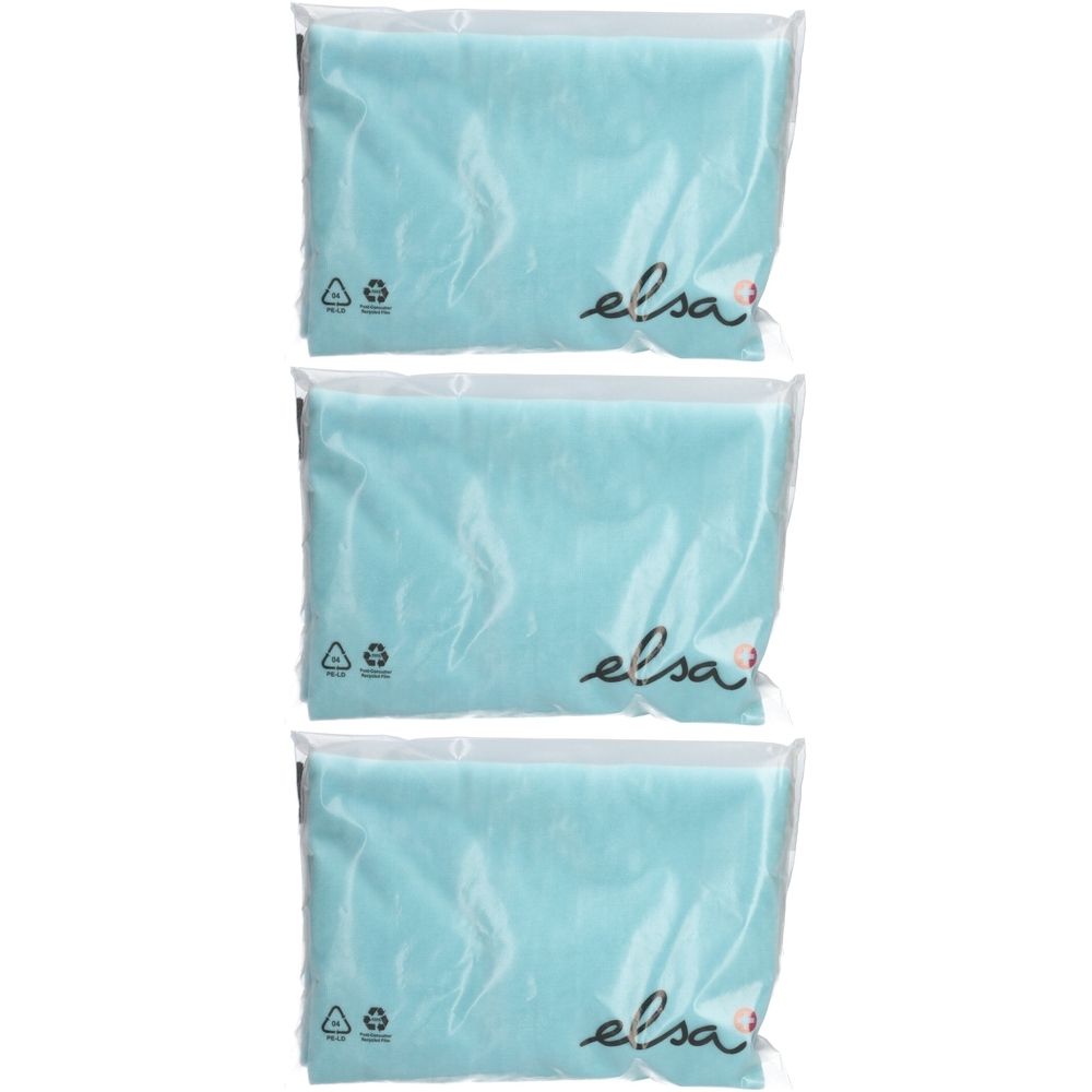 ELSA Taie d'oreiller anatomique 50 x 11 cm velours Bleu Clair