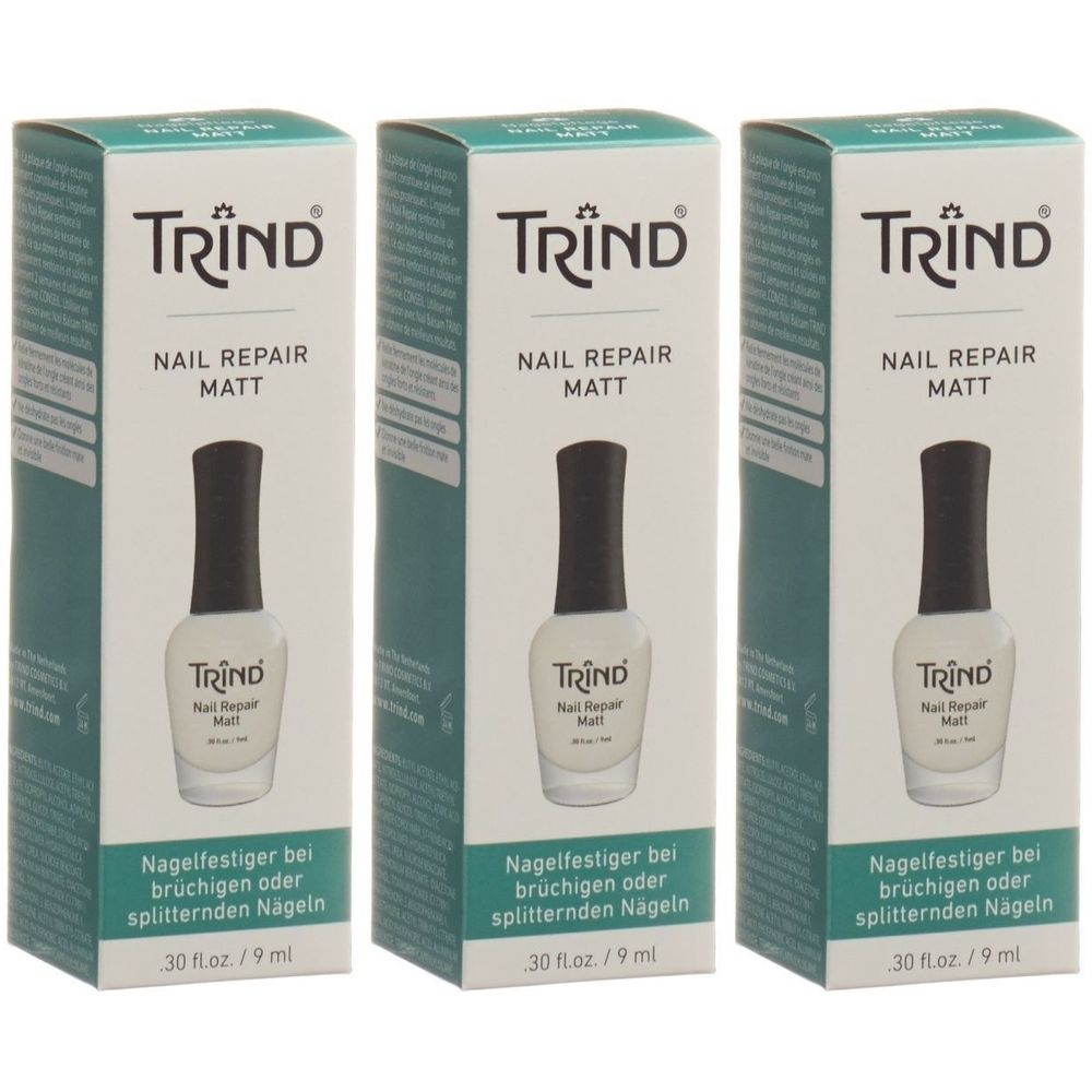 TRIND® Nail Repair Matt - Härtender und verstärkender Lack für brüchige und weiche Nägel
