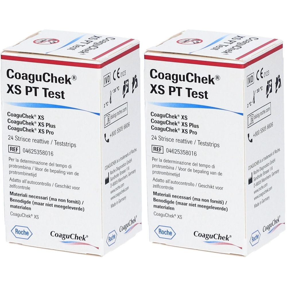 CoaguChek XS PT Bandelettes de test