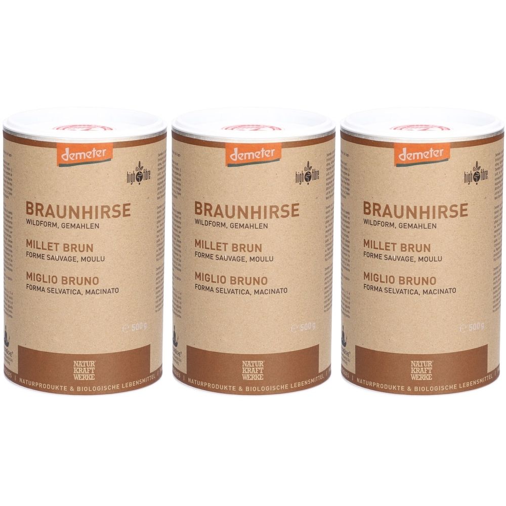NATURKRAFTWERKE Millet Brun, forme sauvage, moulu