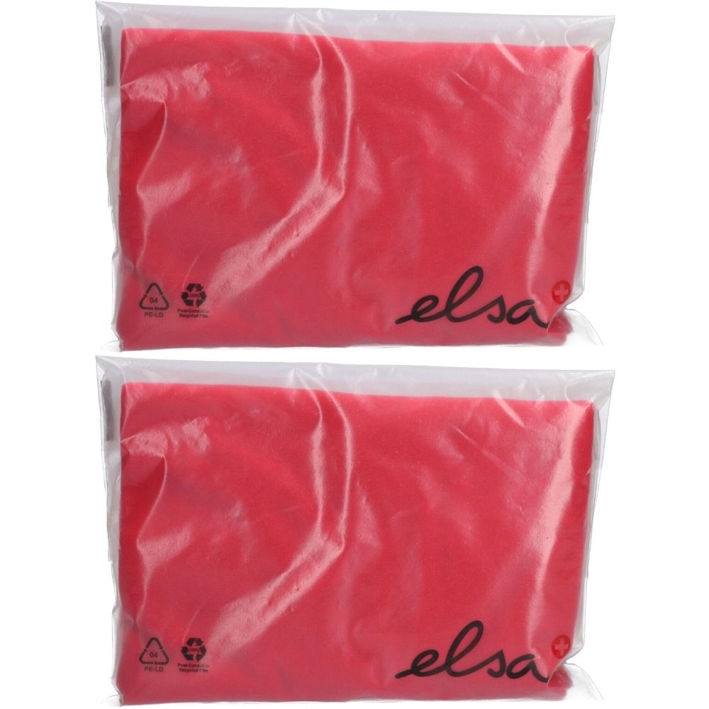 ELSA Anatomischer Kissenbezug 50 x 11 cm Samt Rot