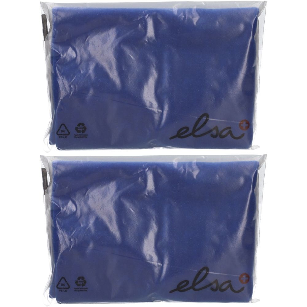 ELSA Taie d'oreiller 50 x 9 cm velours Bleu roi