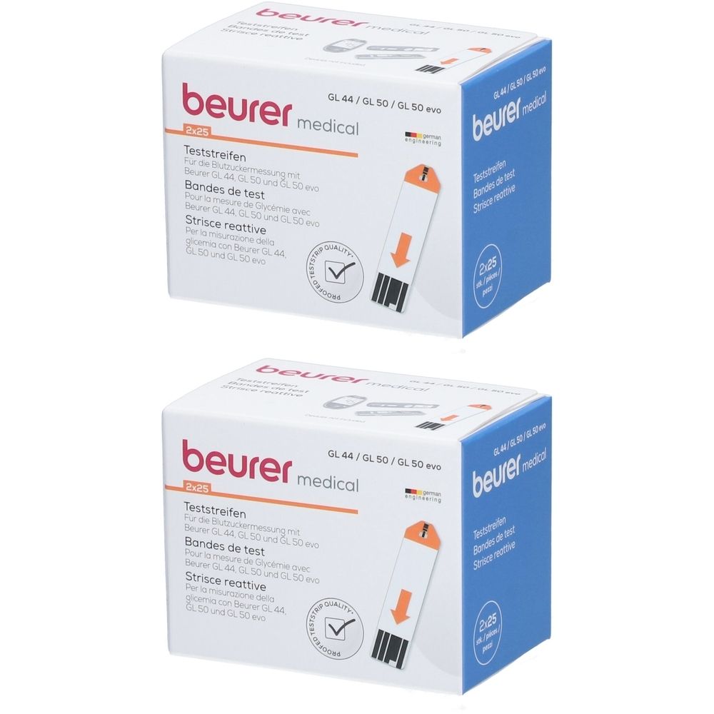 BEURER Medical Teststreifen GL 44/50/50 evo