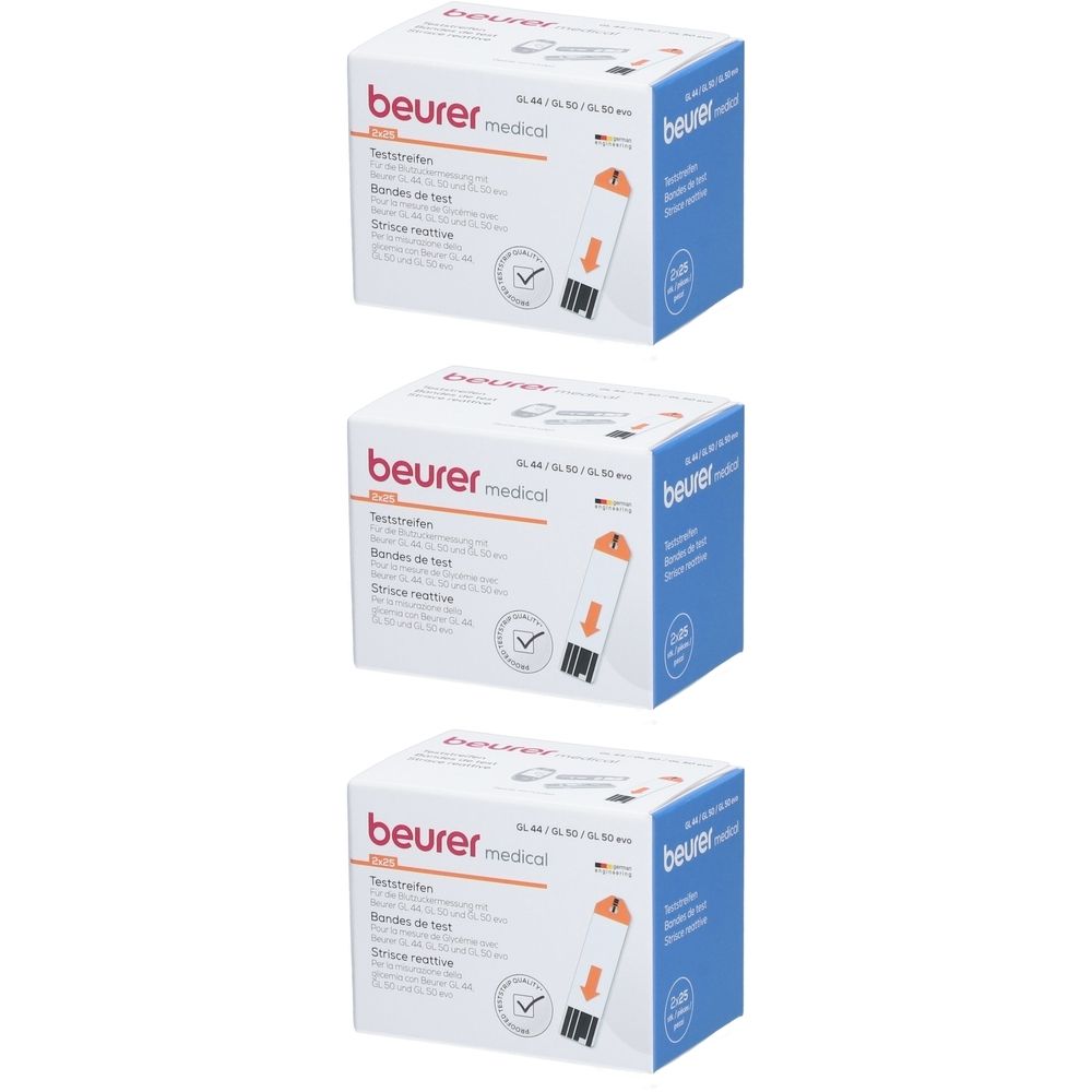 BEURER Medical Teststreifen GL 44/50/50 evo