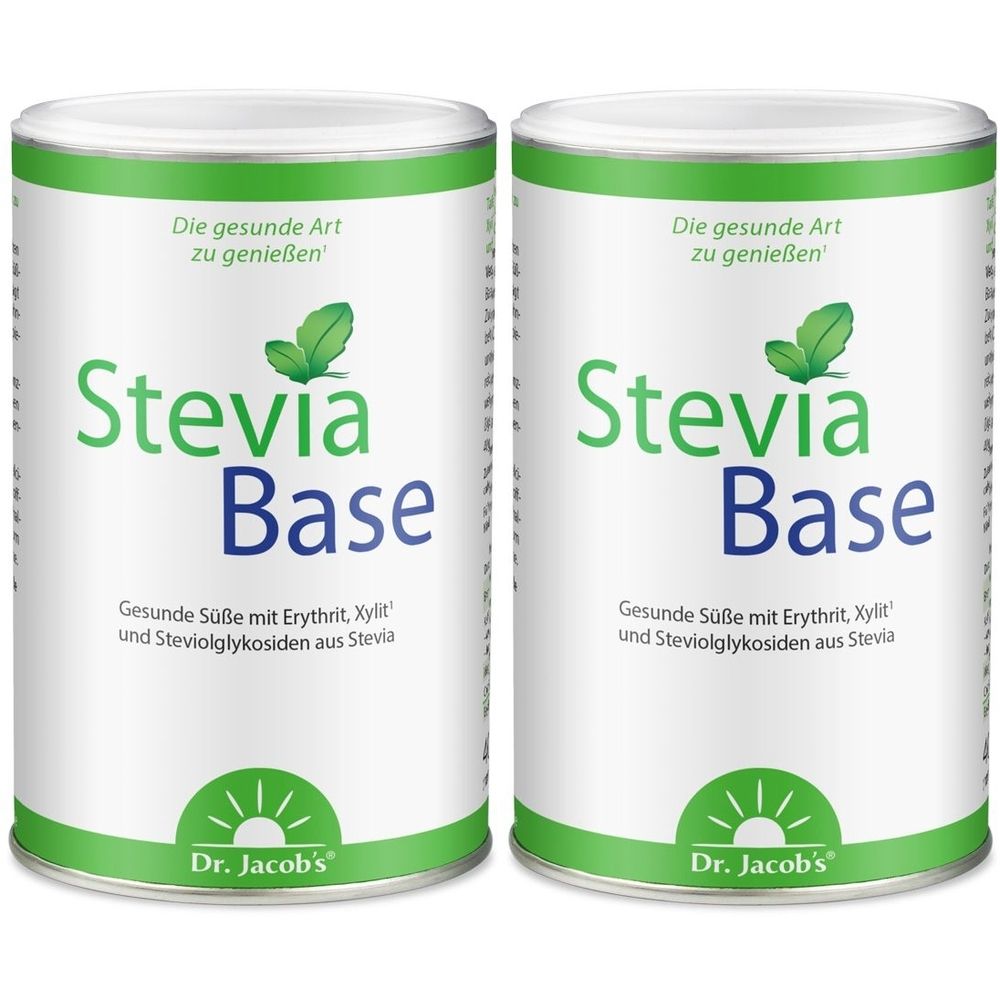 Dr. Jacob's SteviaBase Succédané de sucre Erythritol Xylitol Stévia