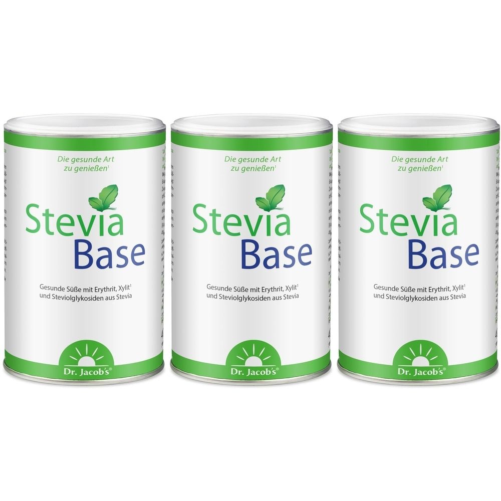 Dr. Jacob's SteviaBase Zuckerersatz Erythritol Xylitol Stevia
