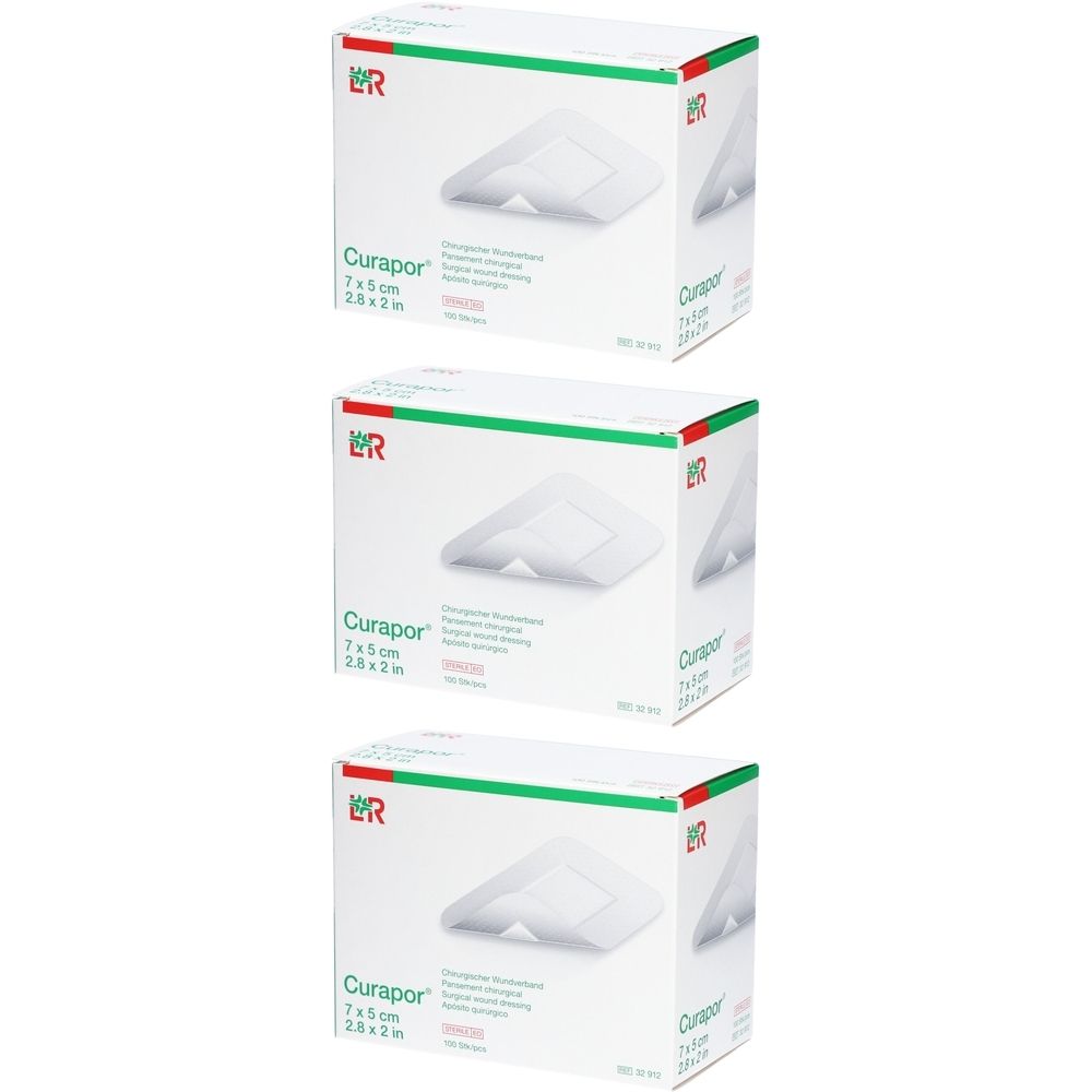 L&R Curaport® Pansement Chirurgical stérile 7 x 5 cm