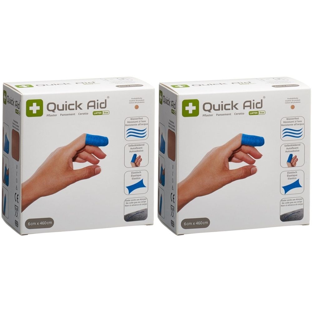 QUICK AID Latexfreie Pflaster chair 6 x 460 cm