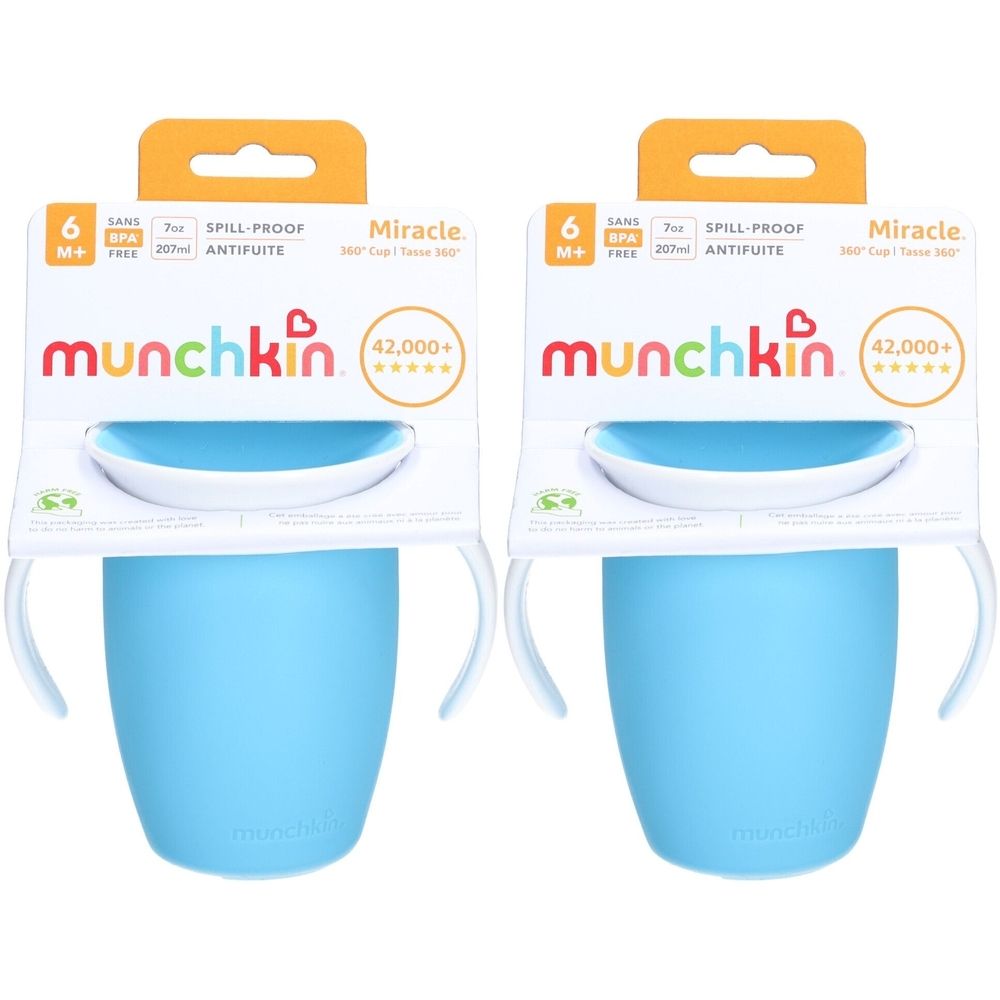 munchkin Miracle 360° Becher, blau