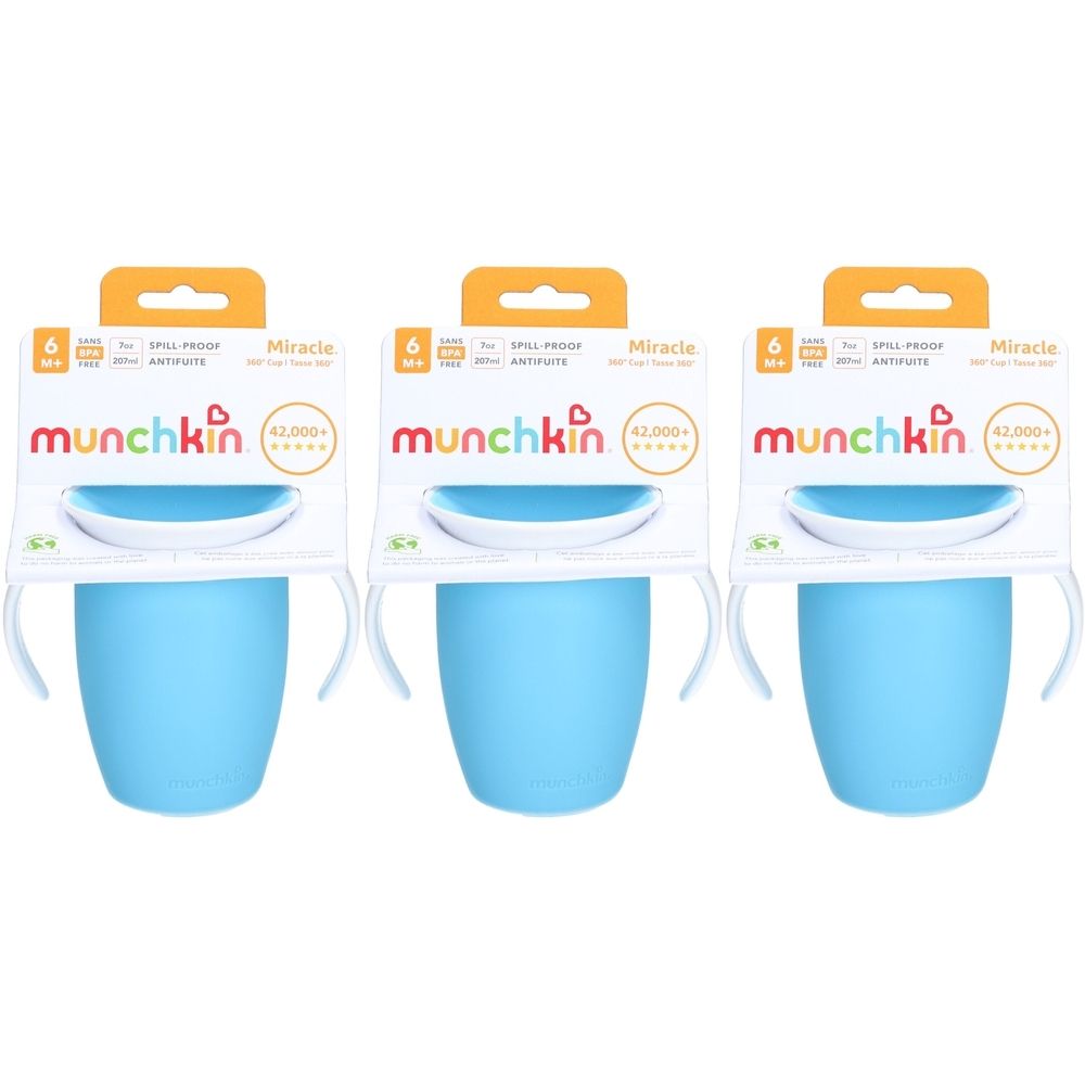 munchkin Miracle 360° Becher, blau