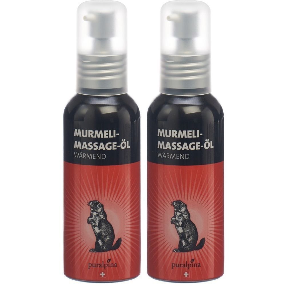 PURALPINA Huile de marmotte pour massage chauffant