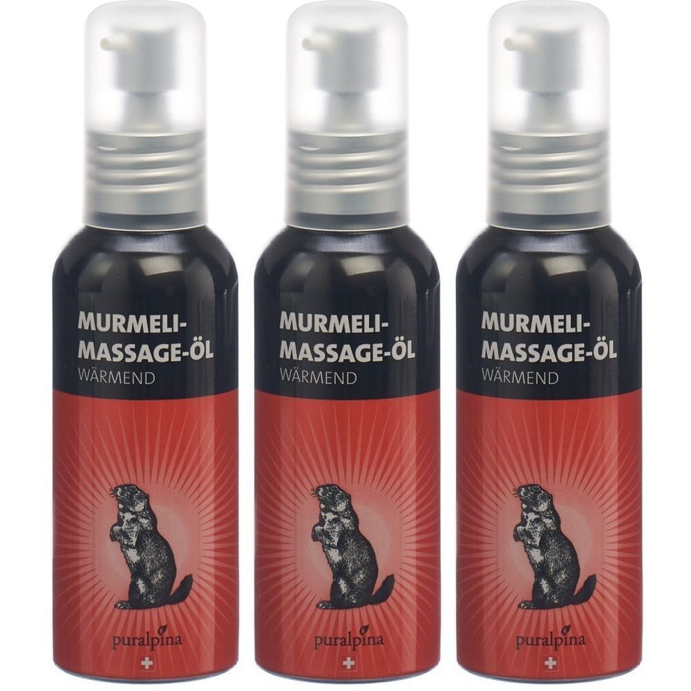 PURALPINA Huile de marmotte pour massage chauffant
