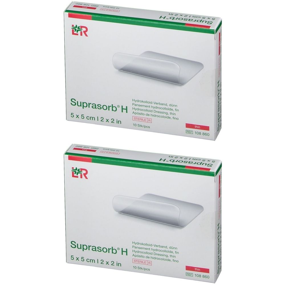 Suprasorb® H Pansement hydrocolloïde fin 5 x 5 cm
