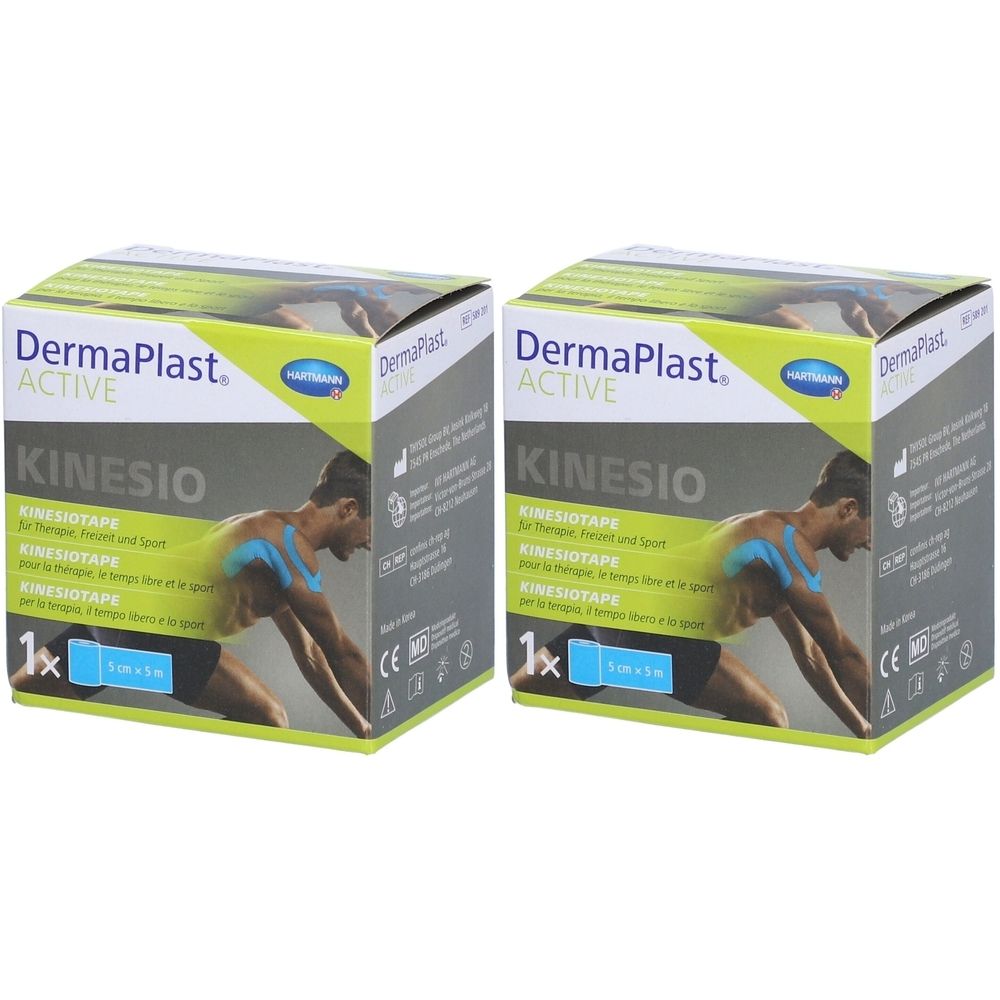 HARTMANN Dermaplast® Aktiv-Kinesiotape 5cm x 5m bleu