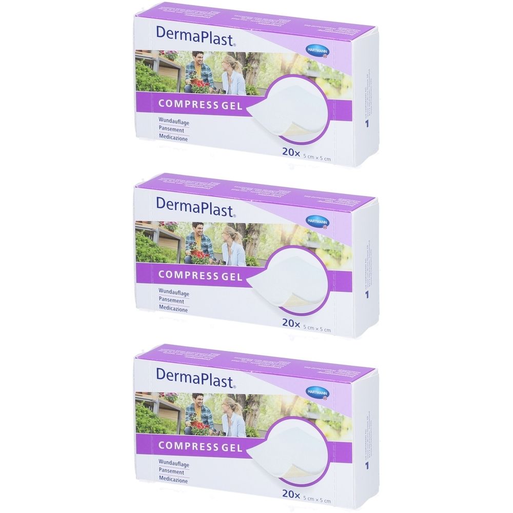HARTMANN Dermaplast® Kompressen-Gel 5 x 5 cm