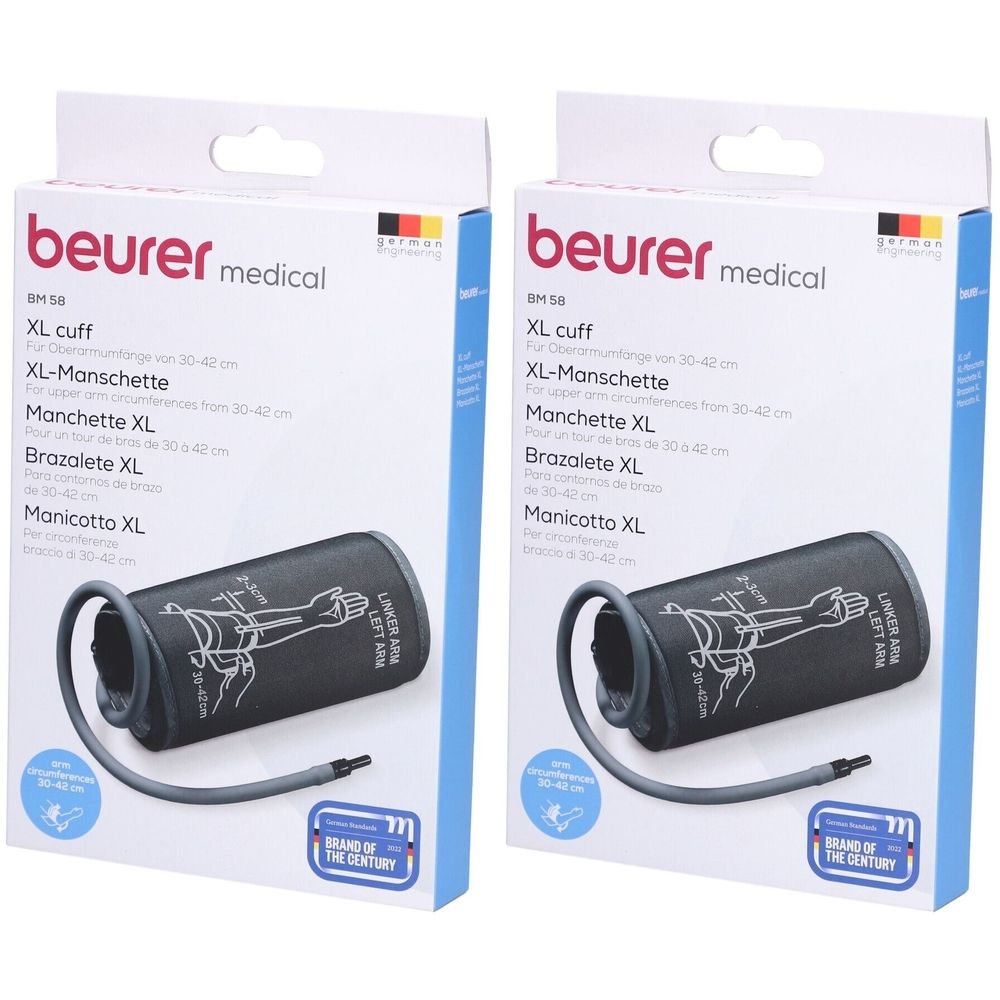 Beurer BM 58 Oberarmmanschette XL Ersatzteil für Blutdruckmessgerät
