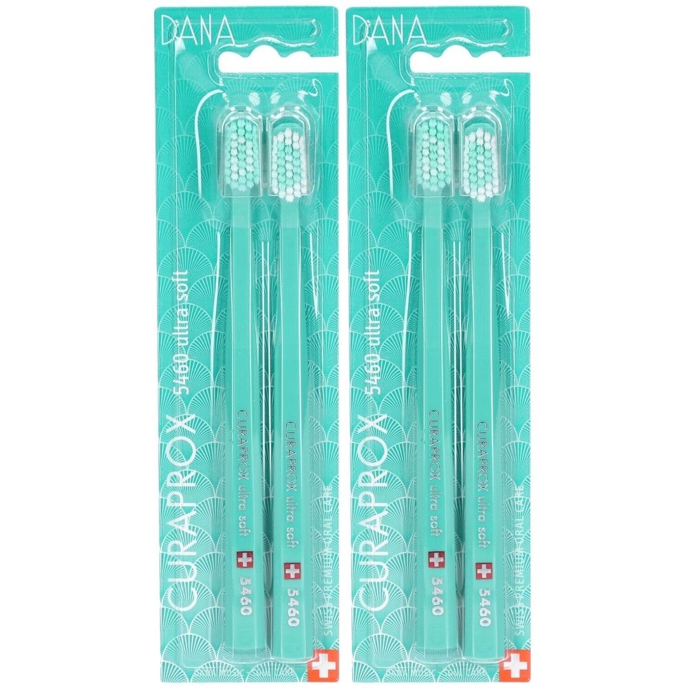 CURAPROX 5460 Ultra Soft Brosses à dents Duo Edition DANA