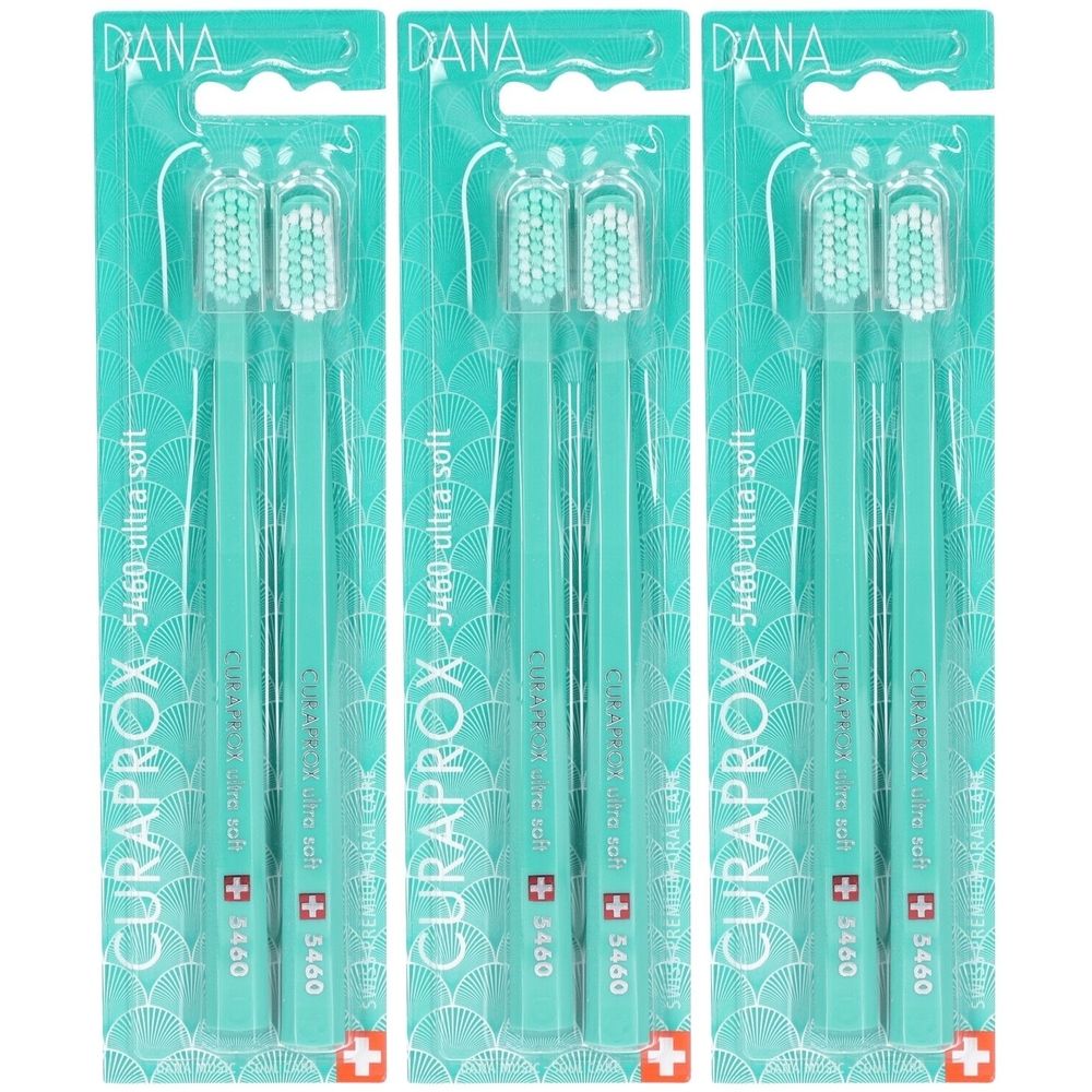 CURAPROX 5460 Ultra Soft Brosses à dents Duo Edition DANA