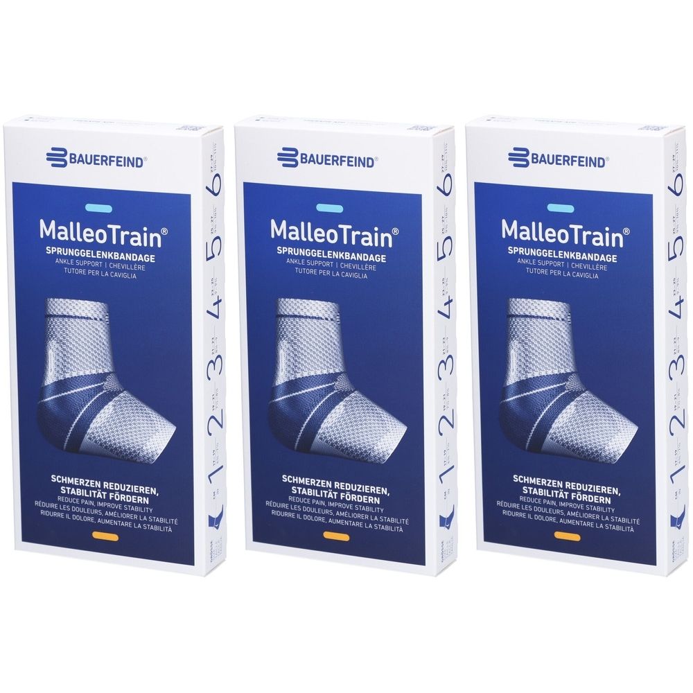 MALLEOTRAIN Chevillère Taille 3 gauche titane
