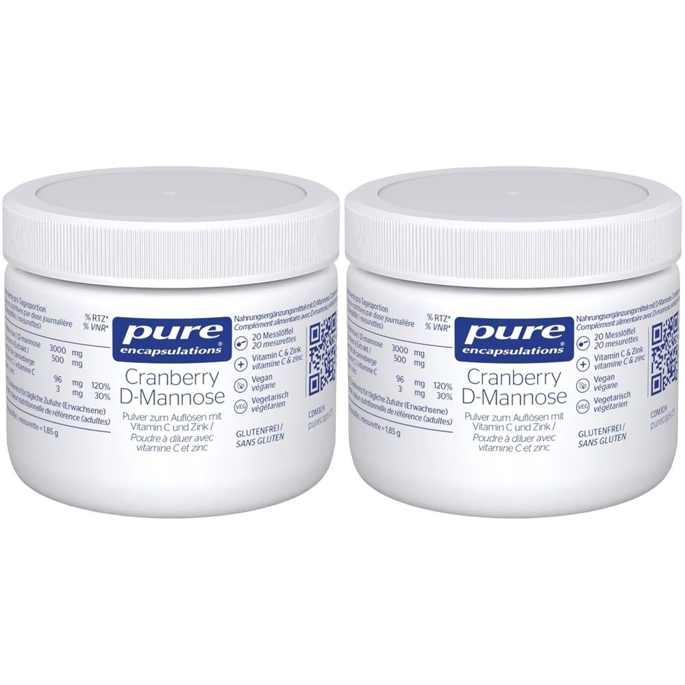 PURE ENCAPSULATIONS Cranberry-Pulver D-Mannose