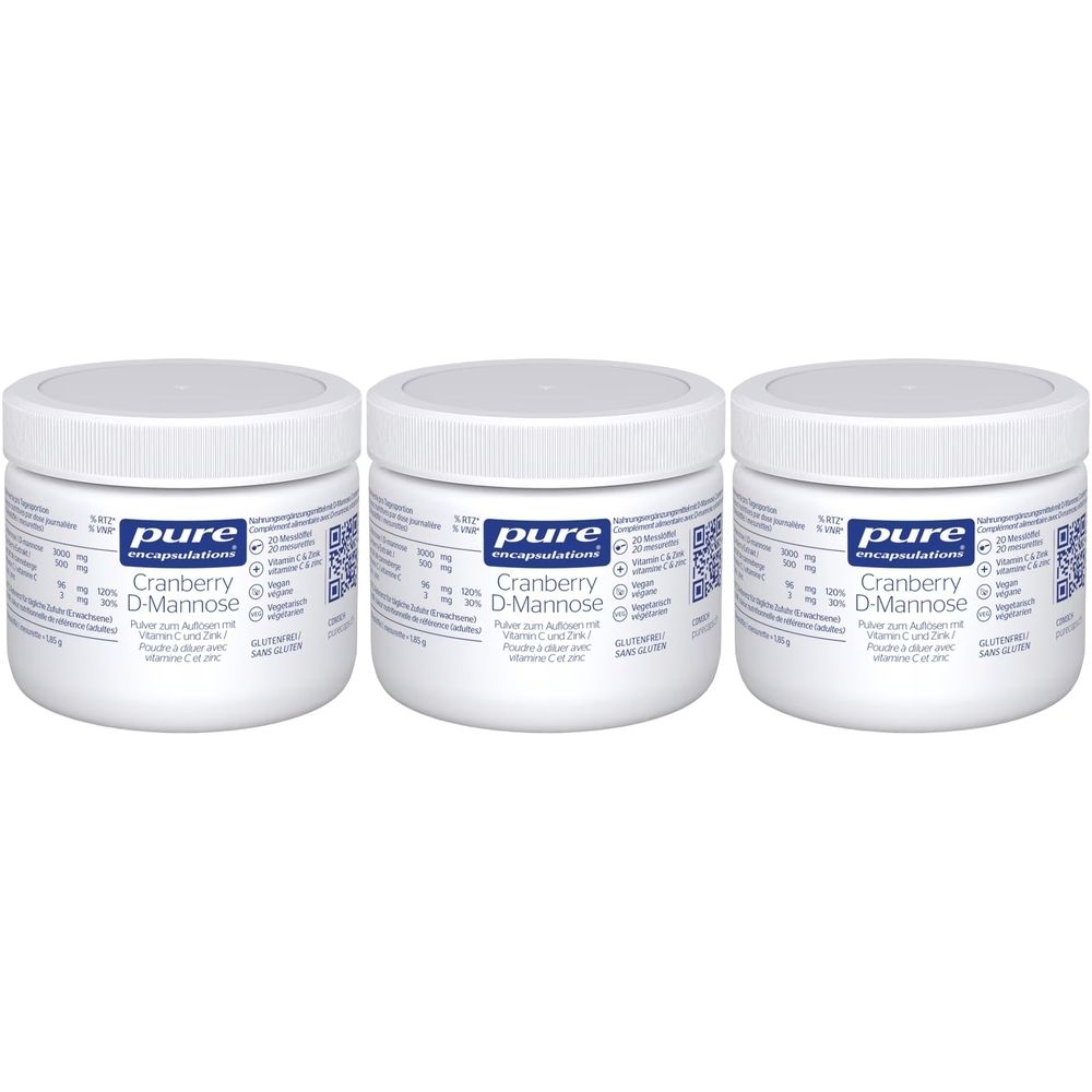 PURE ENCAPSULATIONS Poudre de Cranberry D-mannose