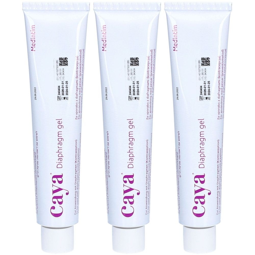 CAYA Diaphragma Gel 60 g – Verhütungsgel auf Milchsäurebasis