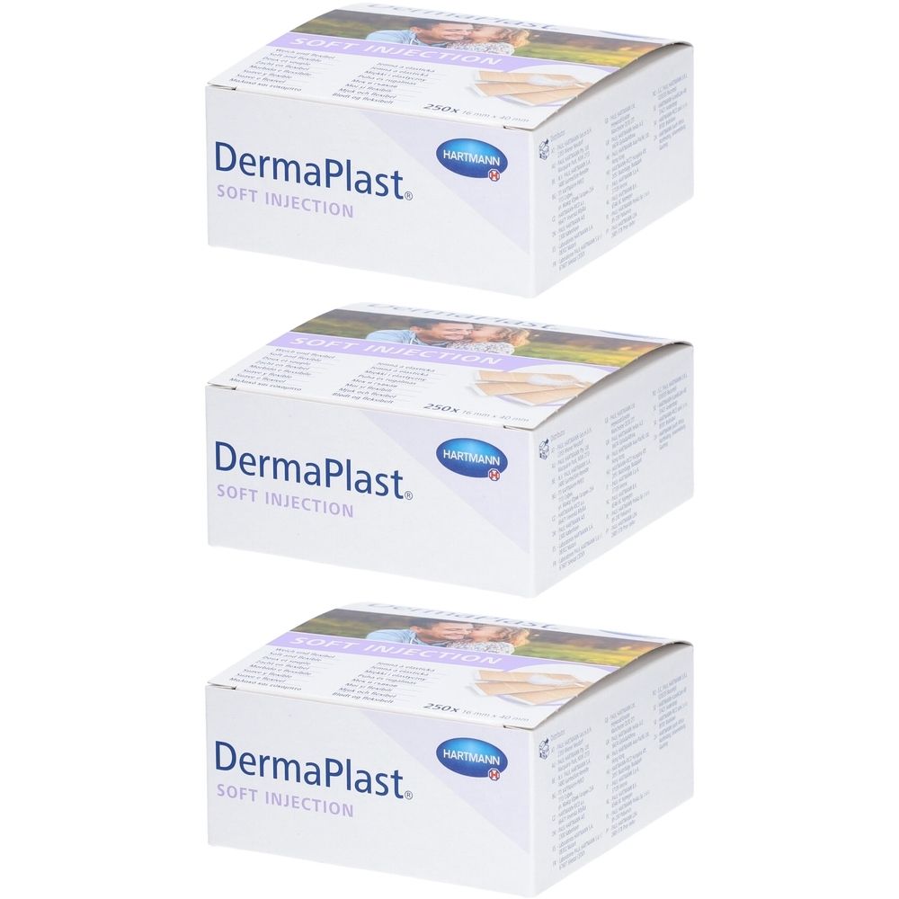 HARTMANN Dermaplast® Soft Injection Pansements 16 x 40 mm beige
