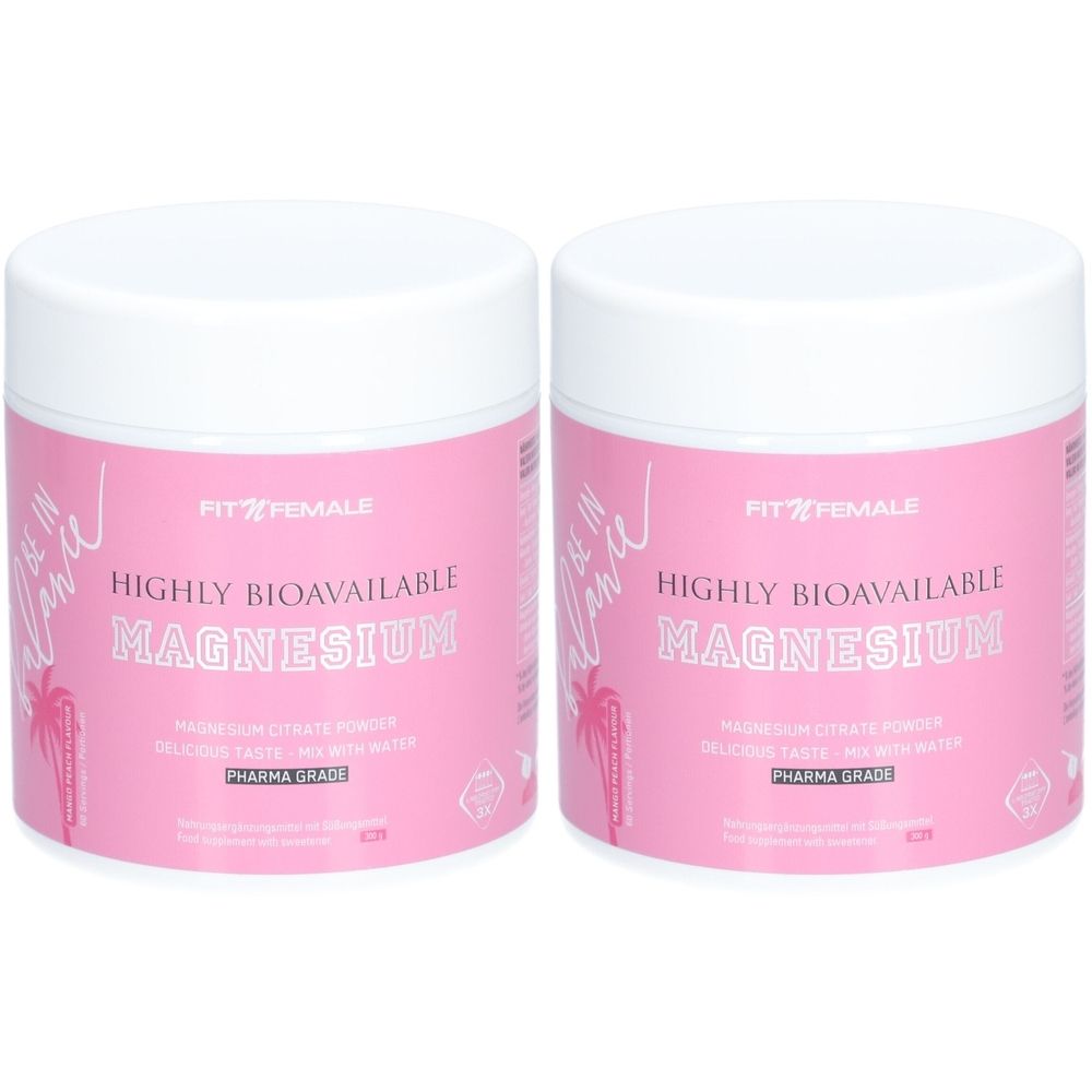 Magnesium Citrate - hochdosiert Mango Peach x2
