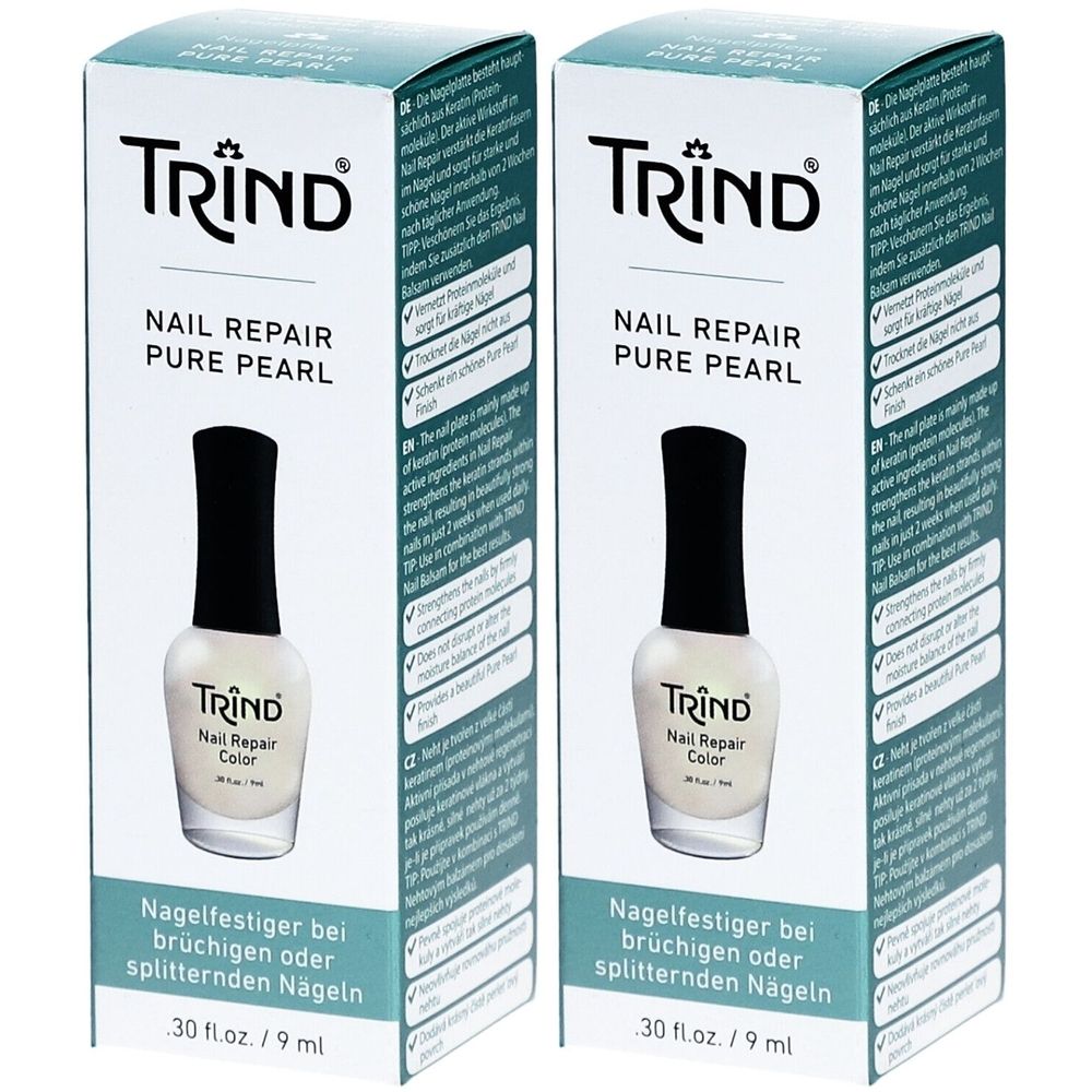 TRIND® Vernis durcisseur et renforçateur pour ongles cassants et mous - Pure Perle