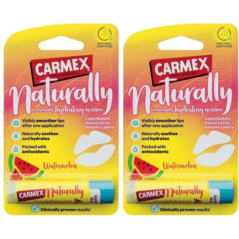 CARMEX Beaume à lèvres Naturally Pastèque