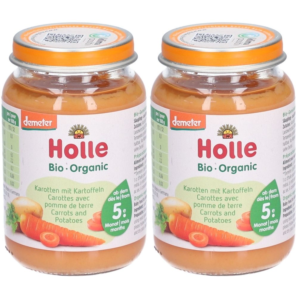 Holle Kürbis, Zucchini & Kartoffel