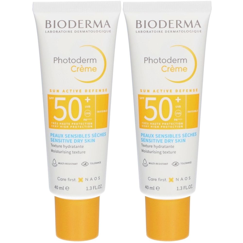 BIODERMA Photoderm Crème Peaux Sensibles et Sèches SPF50+
