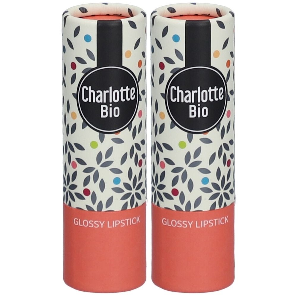 Charlotte Bio® Organischer glänzender Lippenstift – Rosenholz