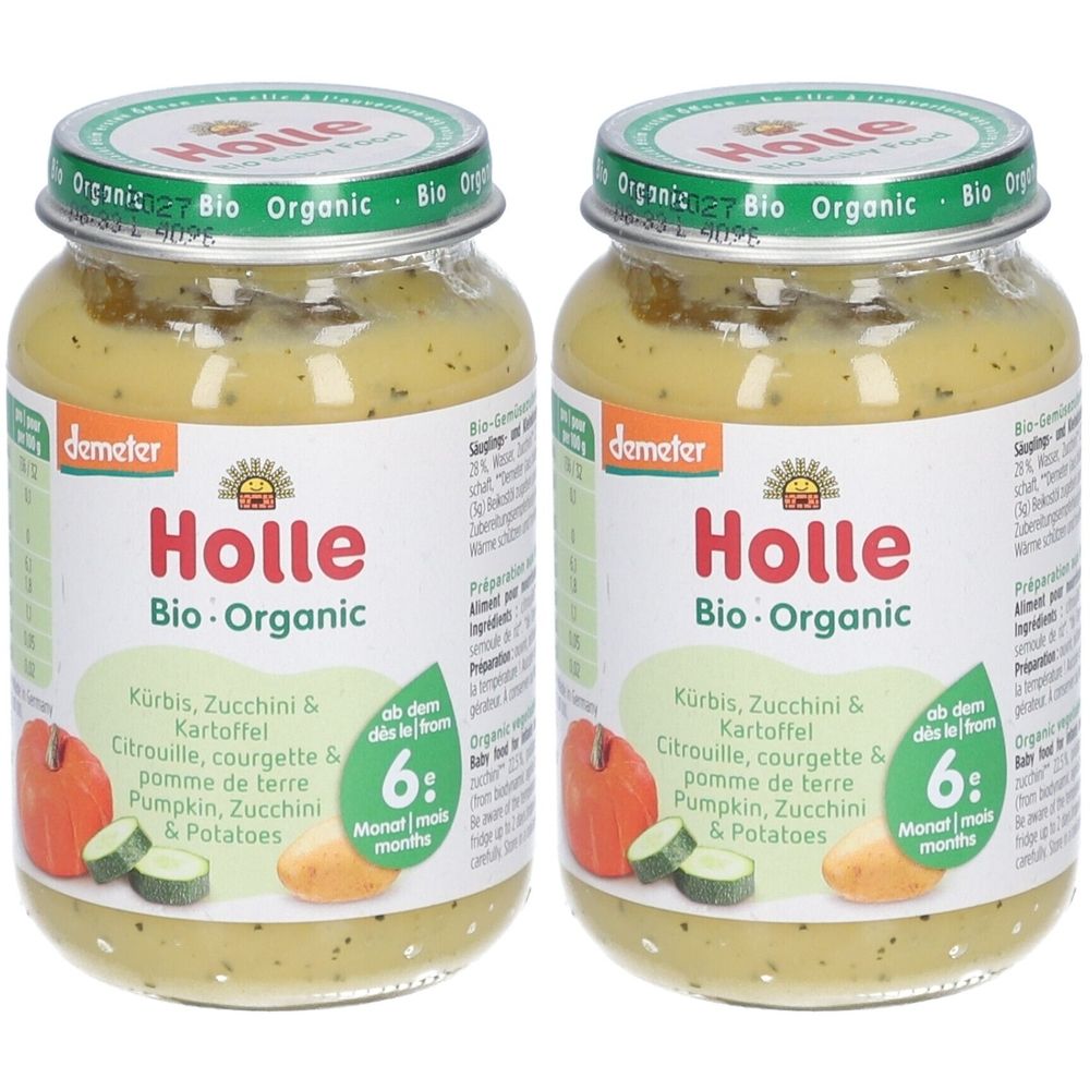 Holle Apfel und Banane mit Dinkel