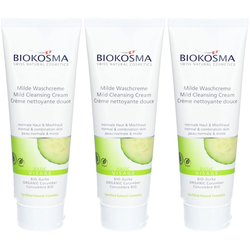 BIOKOSMA BASIC Visage Crème lavante douce