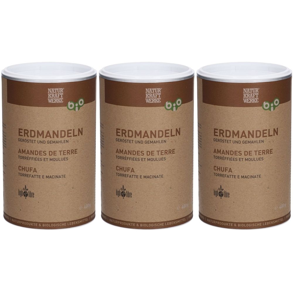 NATURKRAFTWERKE Geröstete & gemahlene Erdmandeln bio