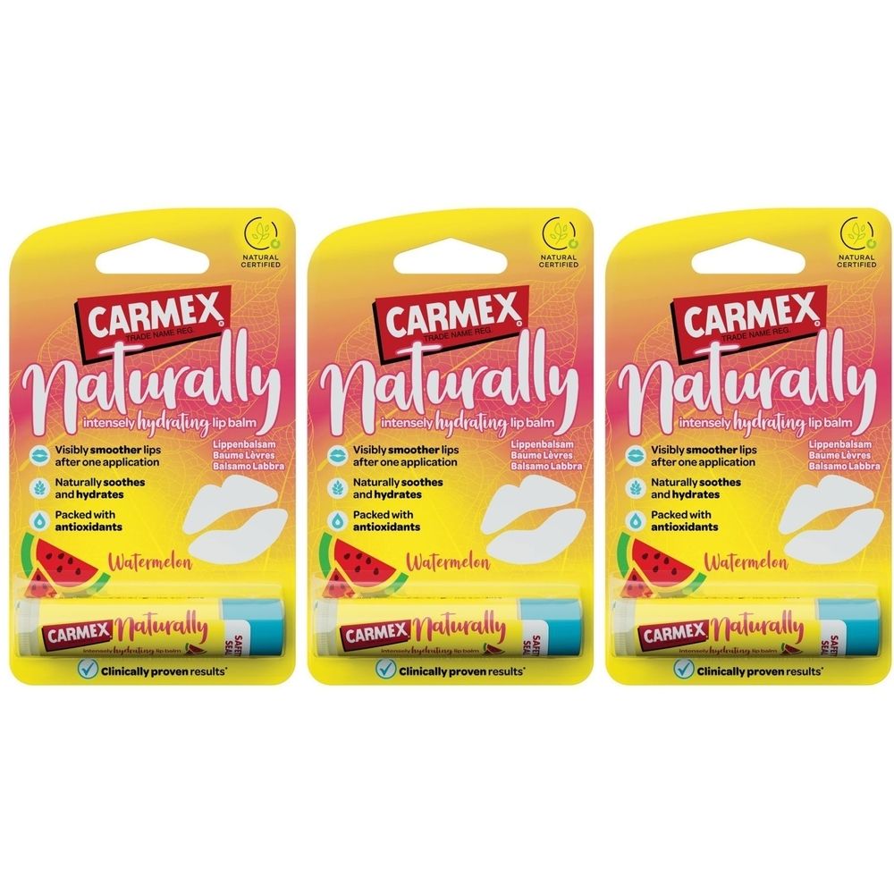 CARMEX Beaume à lèvres Naturally Pastèque