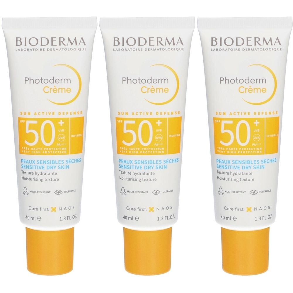 BIODERMA Photoderm Crème Peaux Sensibles et Sèches SPF50+