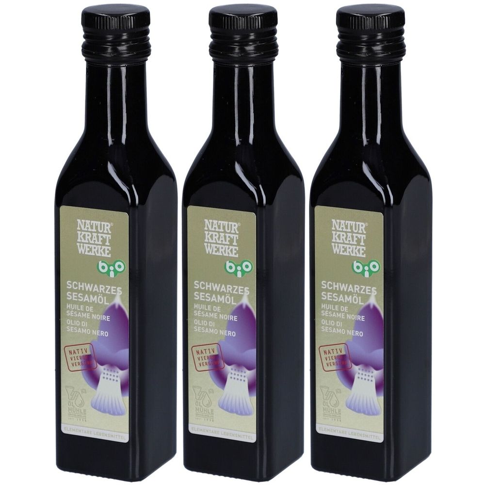 NATURKRAFTWERKE Schwarzes Sesamöl bio