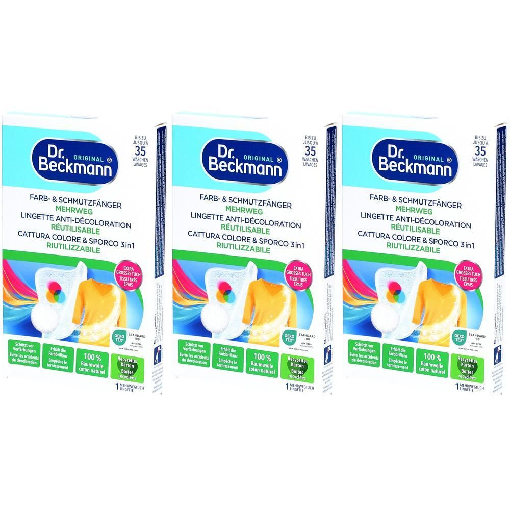 Dr. Beckmann Lingette anti-décoloration réutilisable