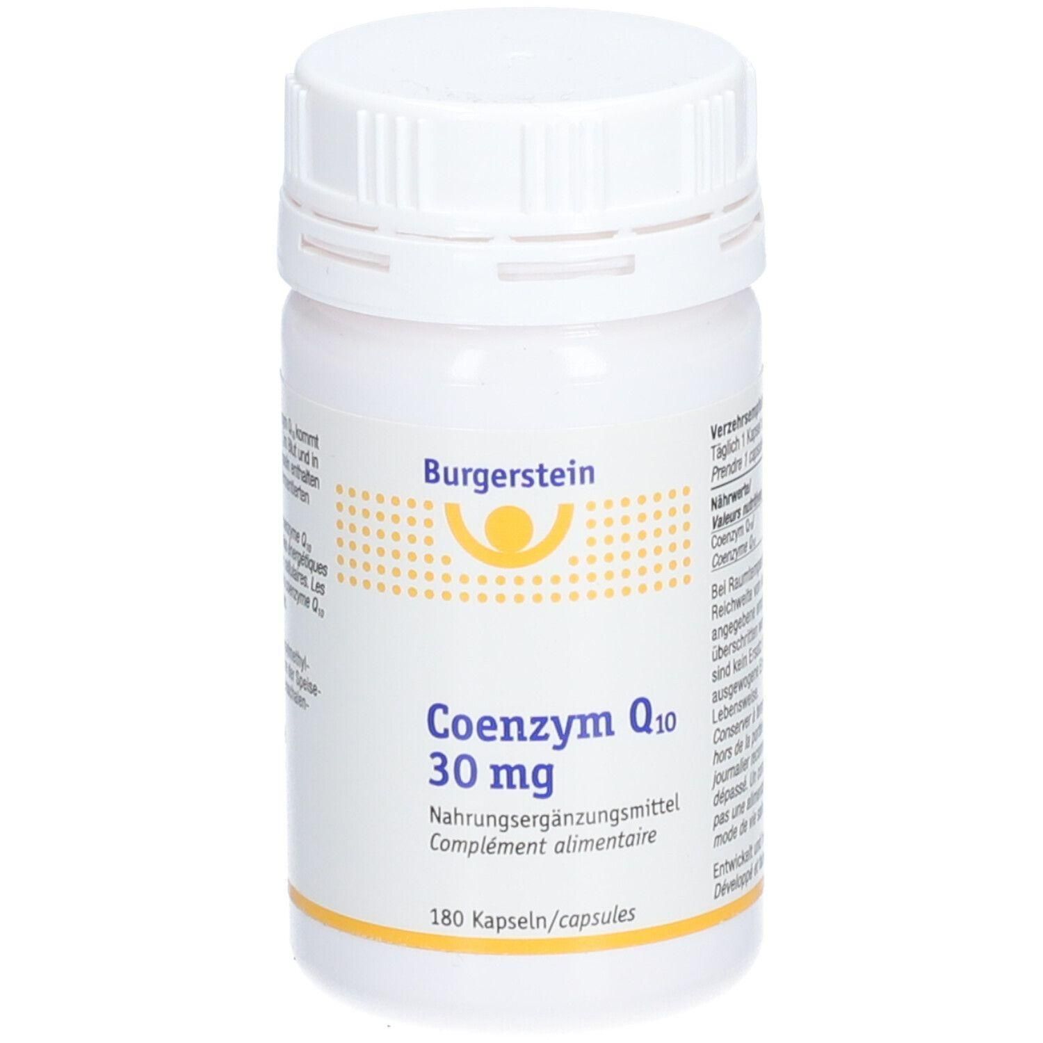 Burgerstein Coenzym Q10 30 mg