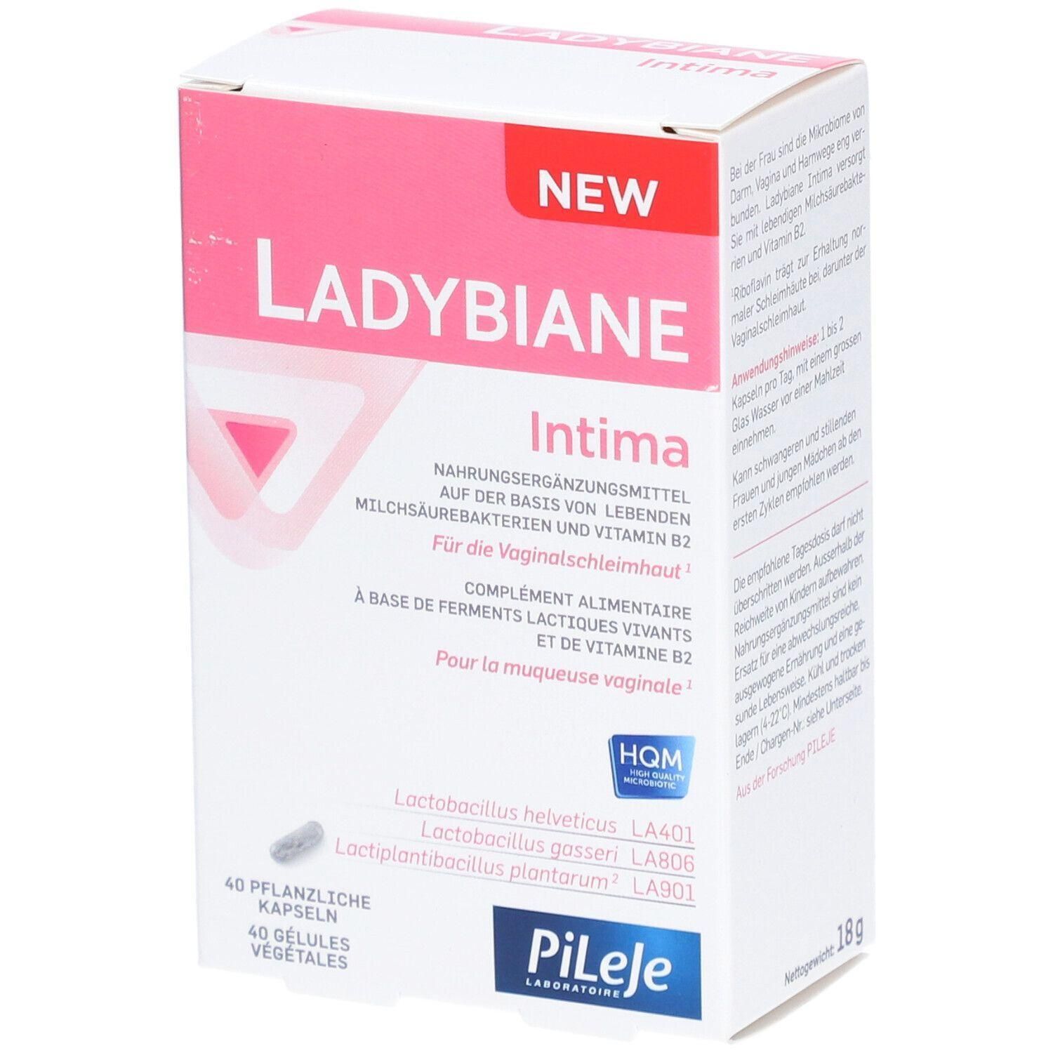 Pileje Ladybiane Intima Nahrungsergänzungsmittel