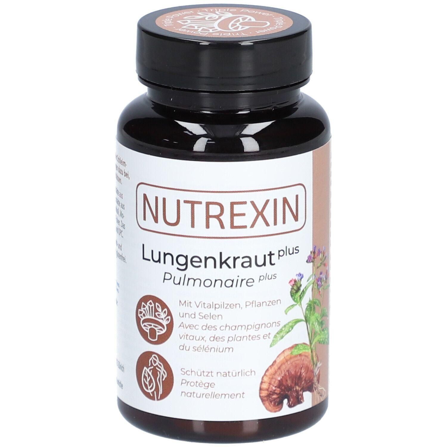 Nutrexin Lungenkraut plus Pflanzliches Ergänzungsmittel mit Selen und Vitaminen
