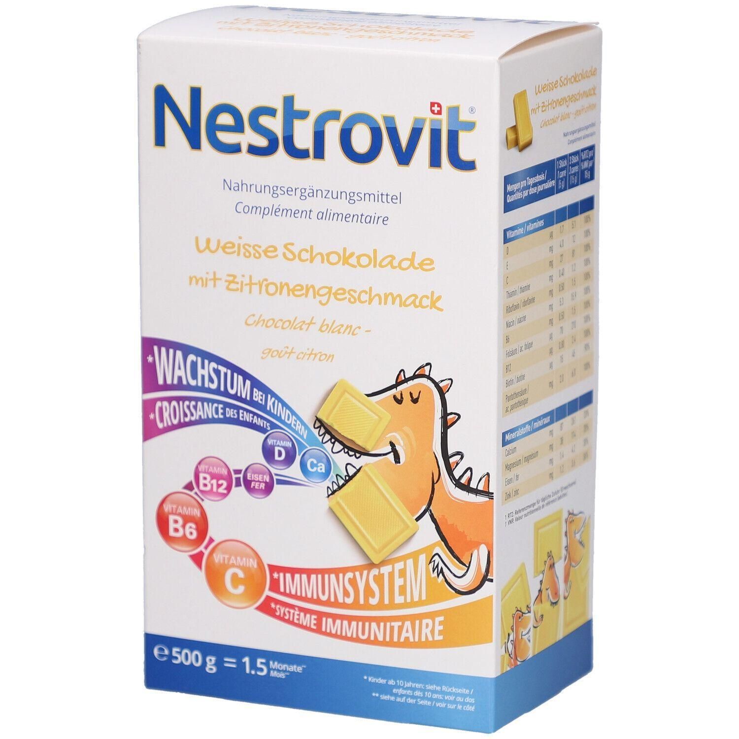 NESTROVIT® Chocolat Blanc Croissance et système immunitaire