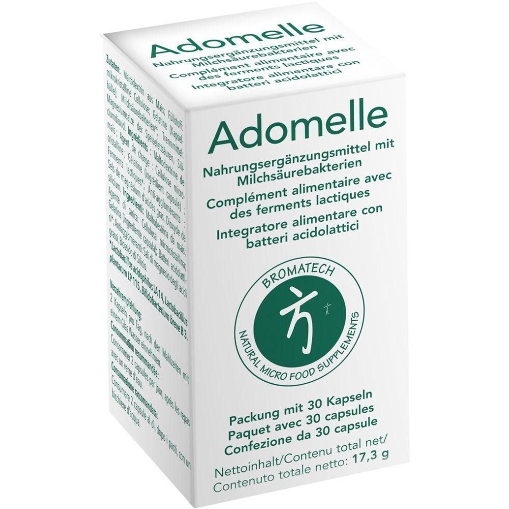 Weiße Schachtel mit Produktnamen und Text in mehreren Sprachen. Logo mit grünem Kreis und Schriftzug.