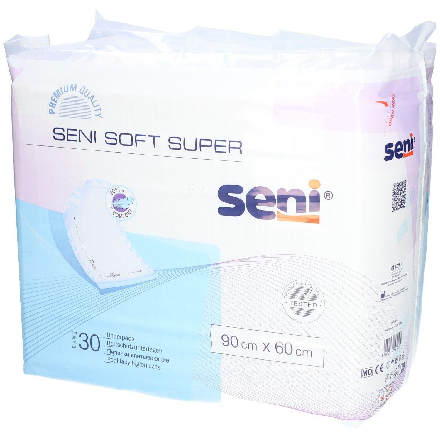 SENI Soft Super Matratzenschoner 90 cm x 60 cm