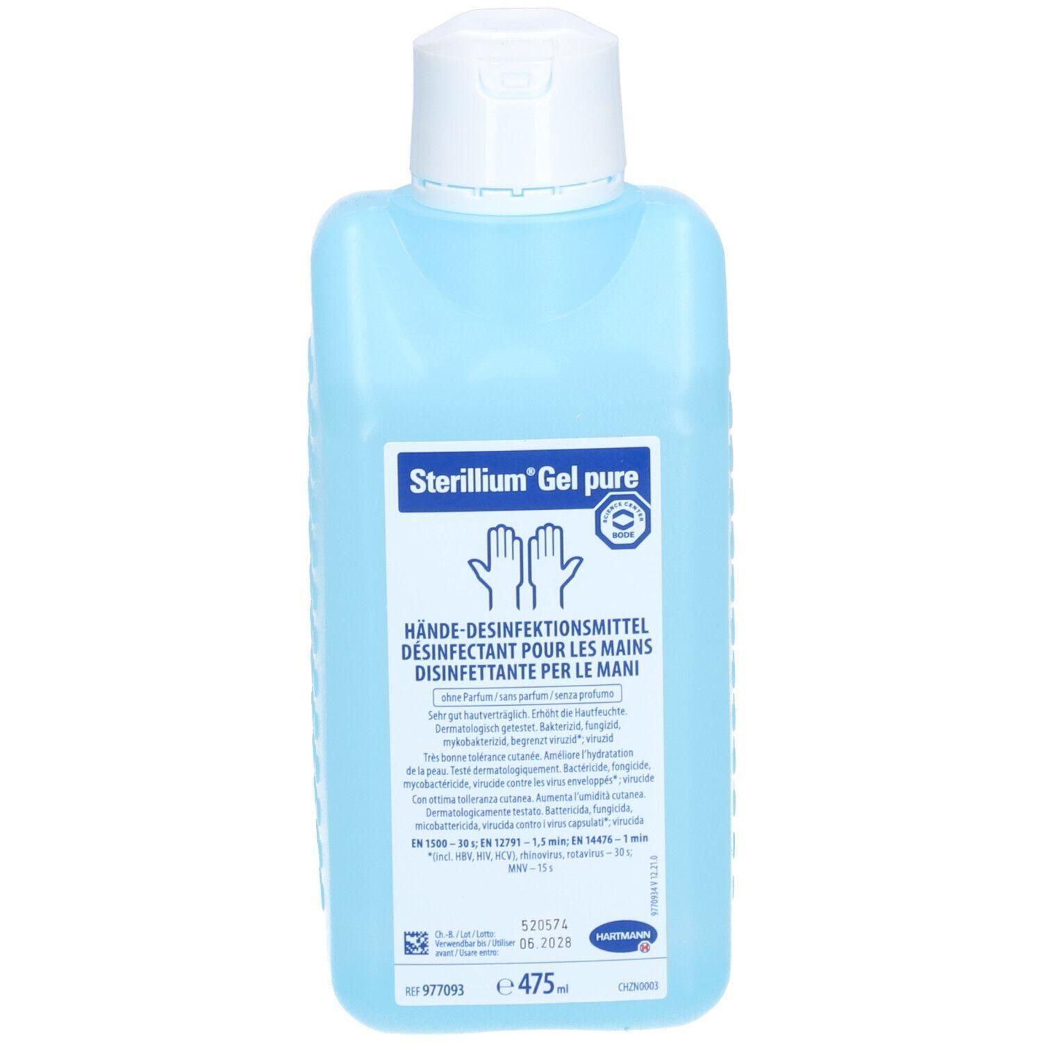 HARTMANN Sterillium® Gel Pure Désinfectant pour les mains