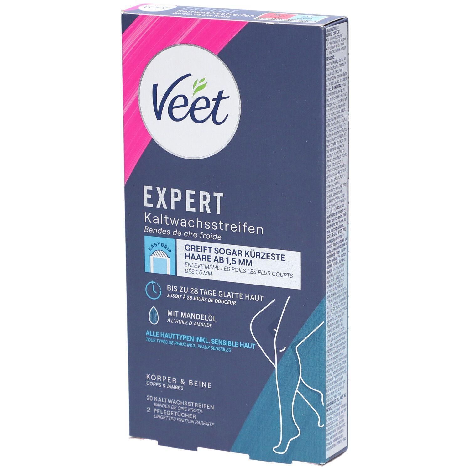 VEET Expert Kaltwachsstreifen für Körper und Beine